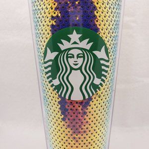 Starbucks Tumbler-Dark Purple Sequin